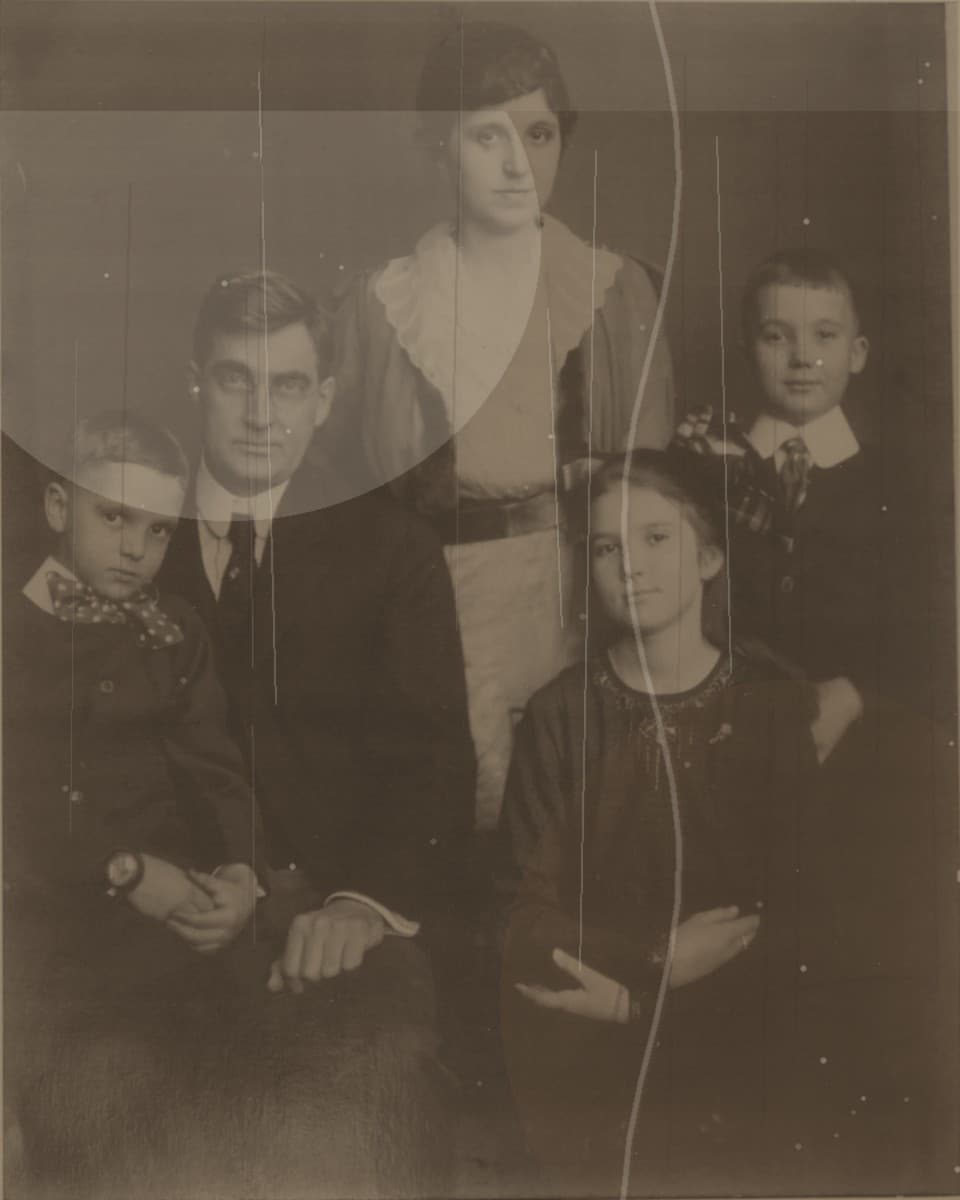 Representative old photo before repair